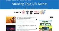 Desktop Screenshot of amazingtruelifestories.com